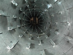 Harper Rotary Tube Furnace Riffle Flights